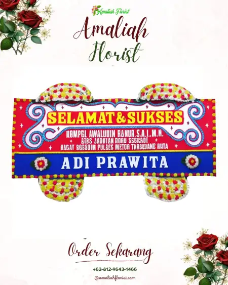 Papan Bunga Ucapan Selamat Lidah Kulon
